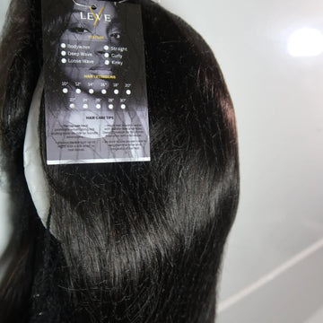 RAW STRAIGHT U-PART WIG - 200% DENSITY